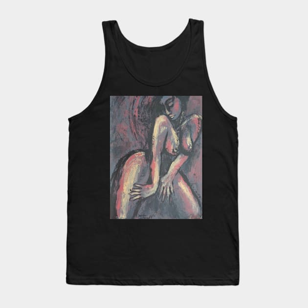 Posing - Female Nude Tank Top by CarmenT
